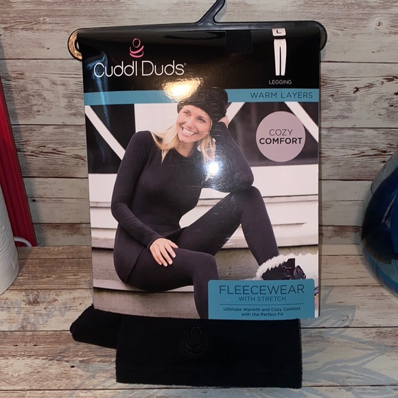 COPY - Cuddle duds Fleece wear Large leggings: Not In Package - Picture 1 of 4